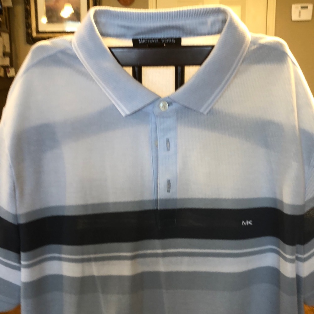 Kors polo shirt, blue, XL